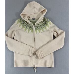 Vintage Ann Taylor Merino Wool Angora Rabbit Hair Knit Full Zip Women’s Size M